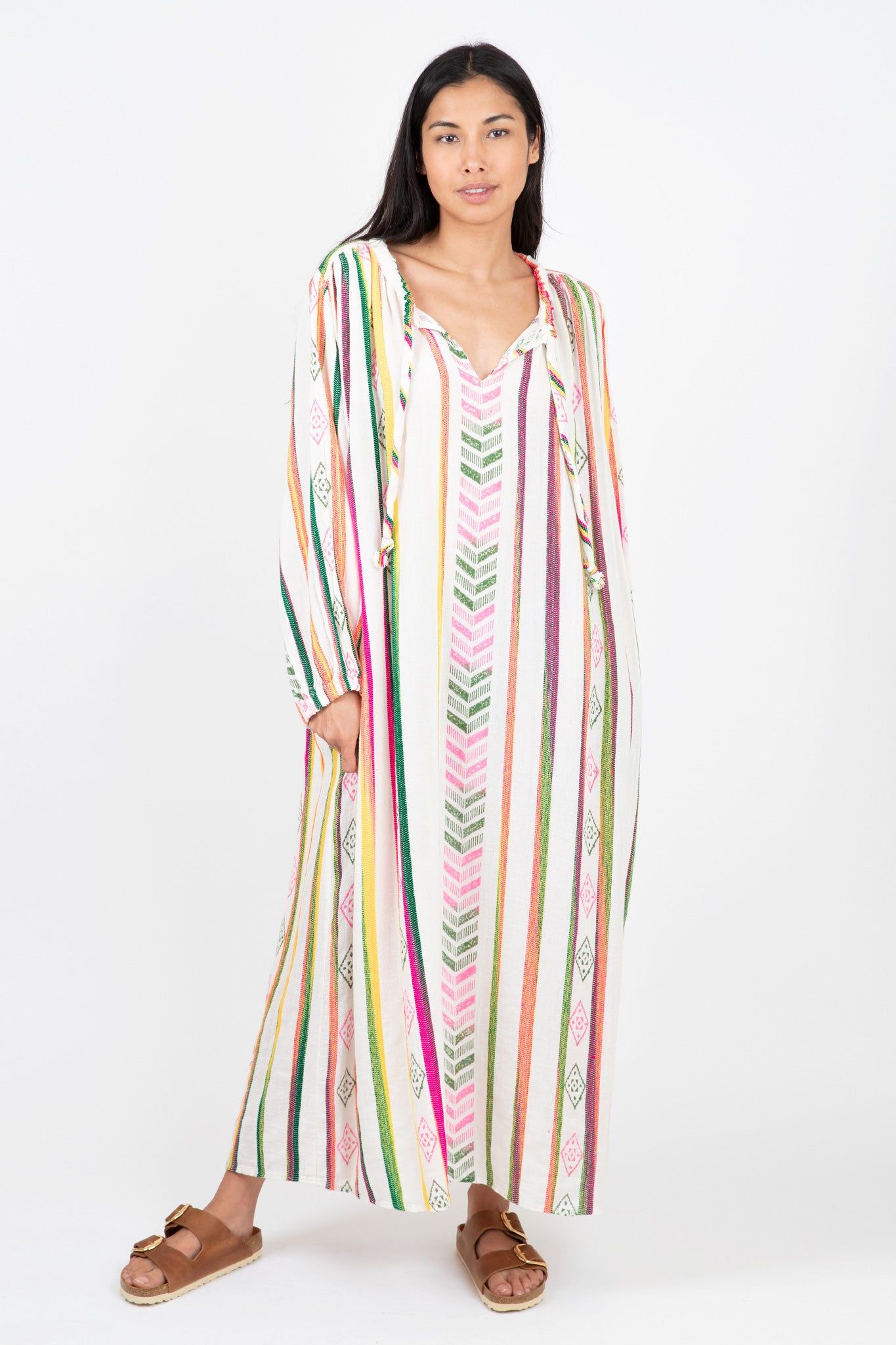 Peyton Jacquard Maxi Dress sold by Hills Dry Goods