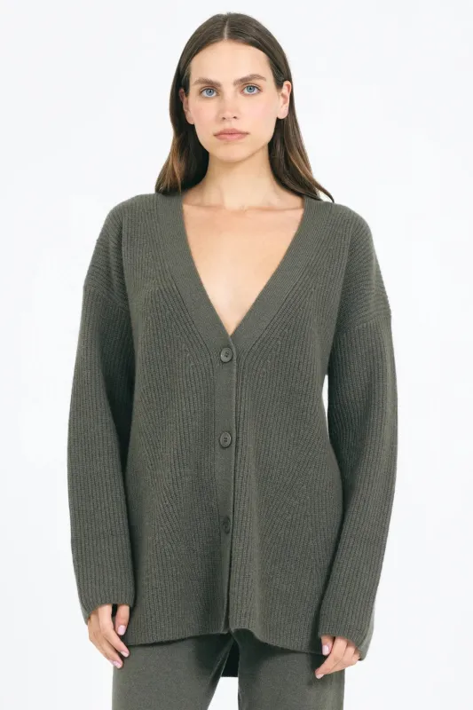 Pacific Cashmere Cardigan sold by Hills Dry Goods