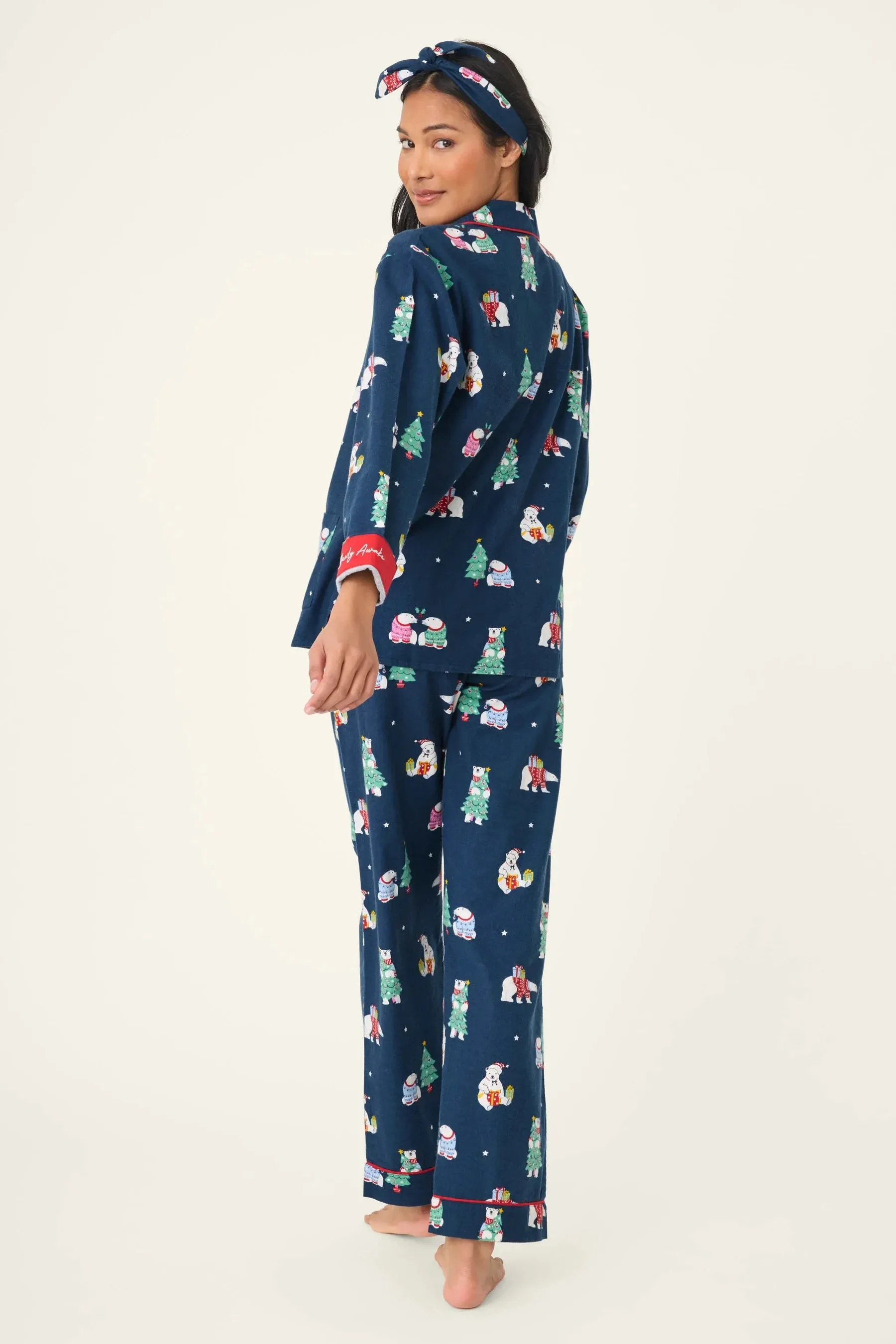 Bearly Awake 3-Piece Flannel PJ Set sold by Hills Dry Goods product image thumbnail 2