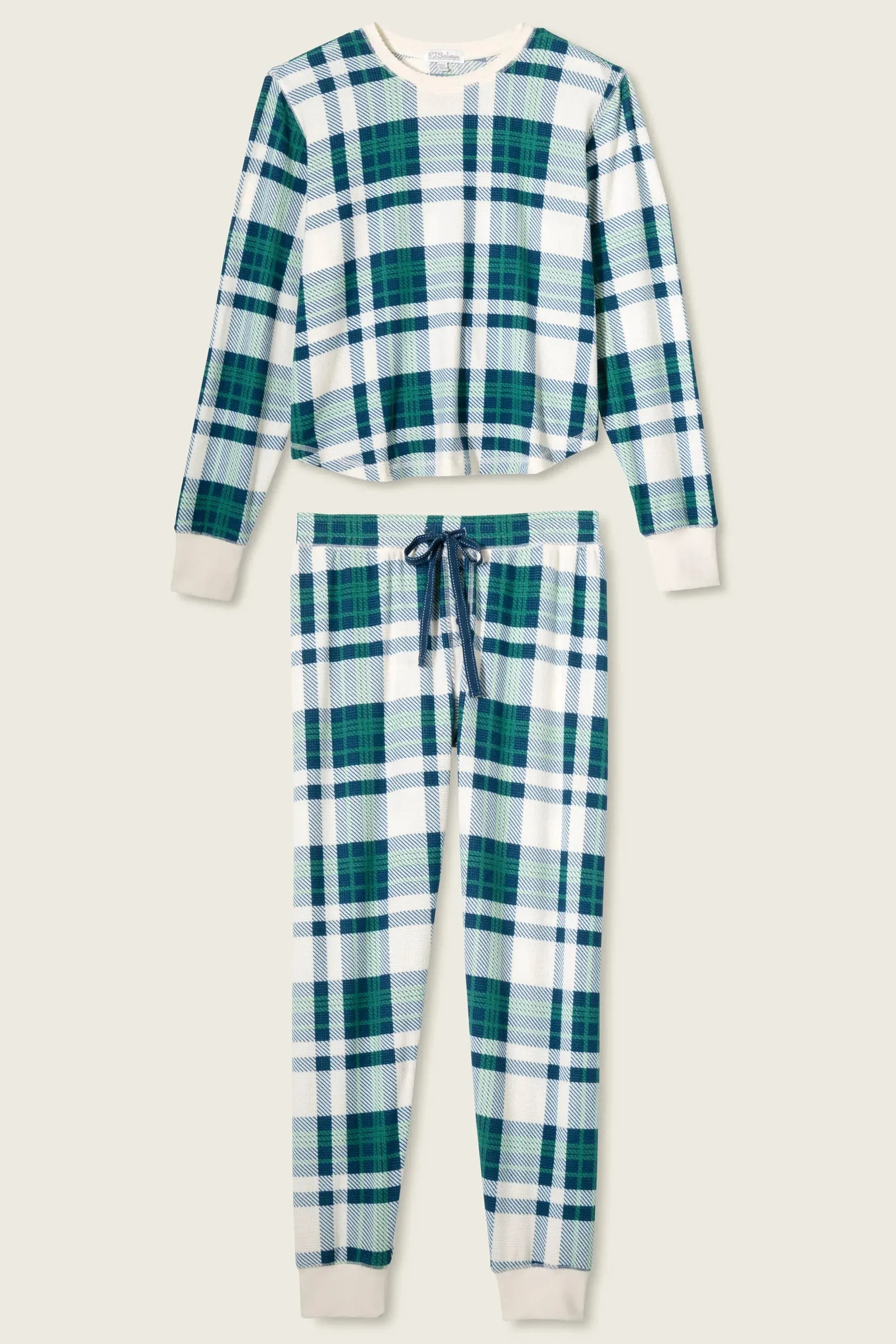 Cozy Life Thermal Velour Plaid PJ Set sold by Hills Dry Goods product image thumbnail 4