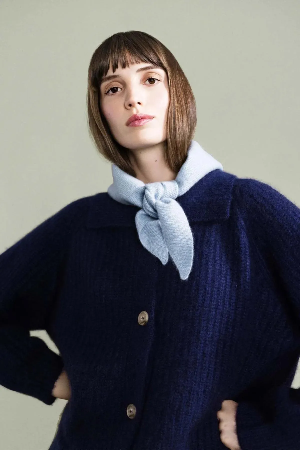 Cashmere Triangle Scarf sold by Hills Dry Goods