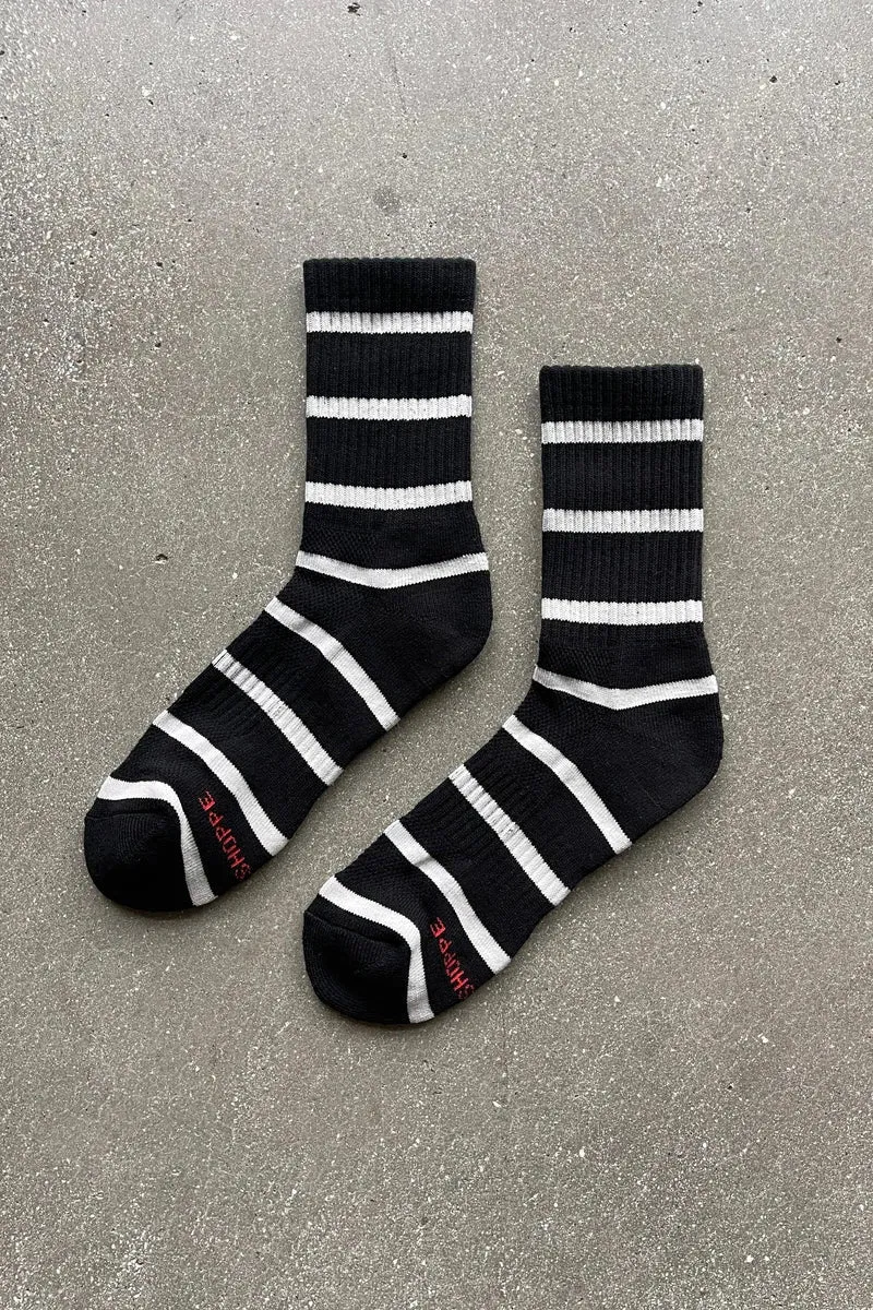 Striped Boyfriend Socks sold by Hills Dry Goods
