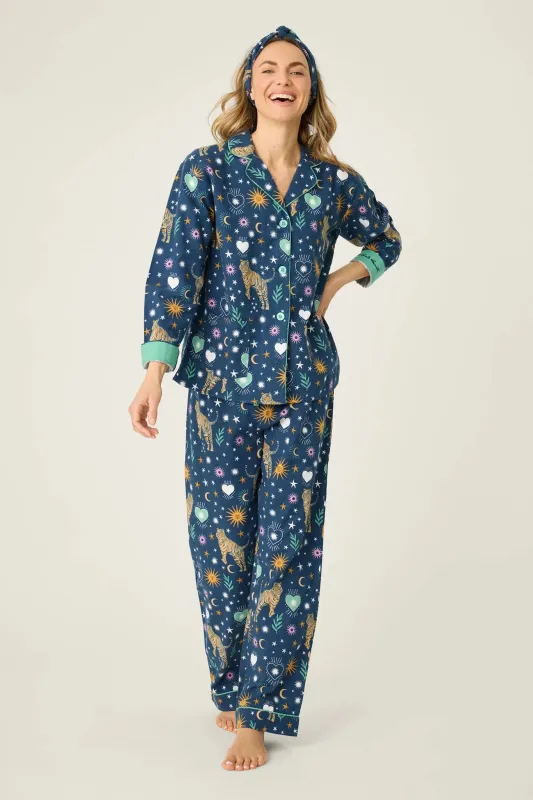 Wild At Heart 3-Piece Flannel PJ Set sold by Hills Dry Goods