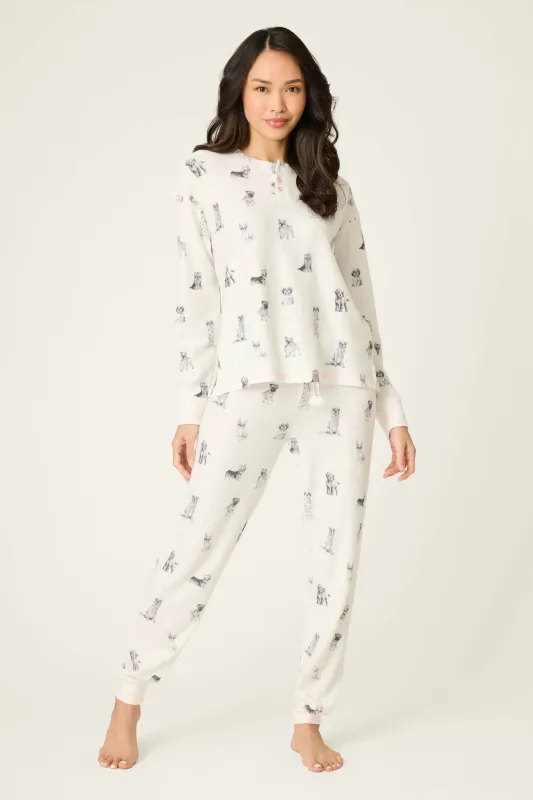 My Dog Is My Valentine PJ Set sold by Hills Dry Goods
