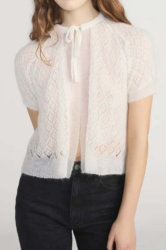 The Delicate Tie Sweater made by Frame Denim