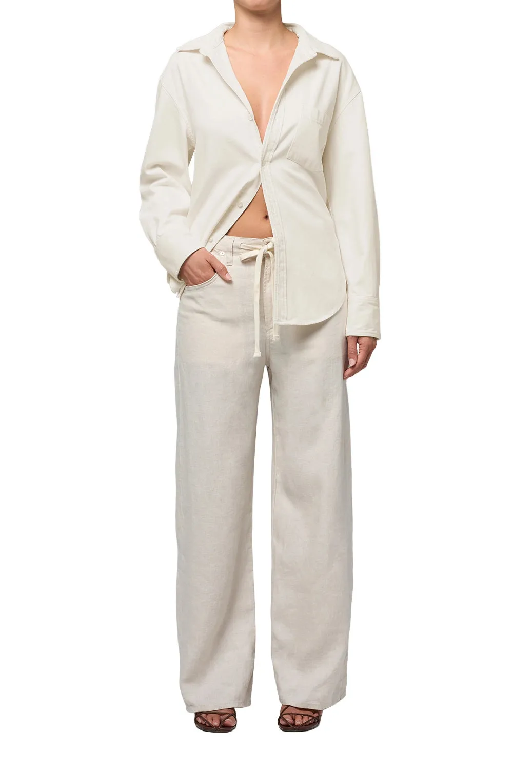 Brynn Drawstring Trouser sold by Hills Dry Goods