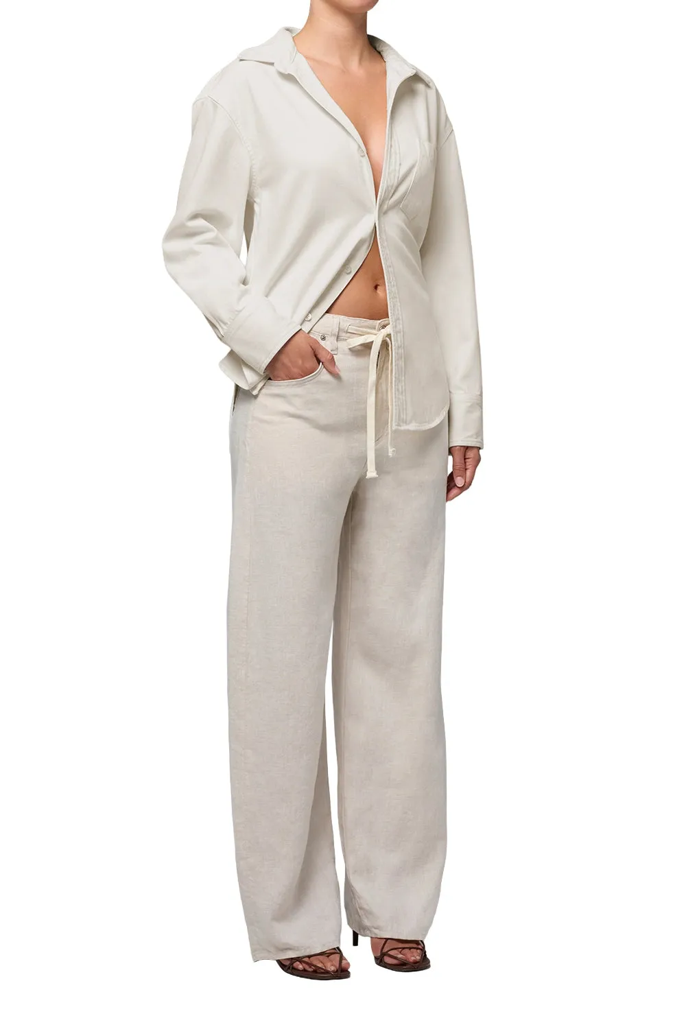 Brynn Drawstring Trouser sold by Hills Dry Goods product image thumbnail 2