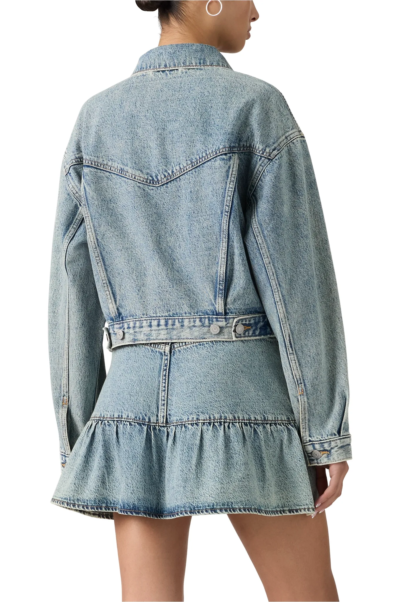 Shrunken 90s Trucker Jacket sold by Hills Dry Goods product image thumbnail 2