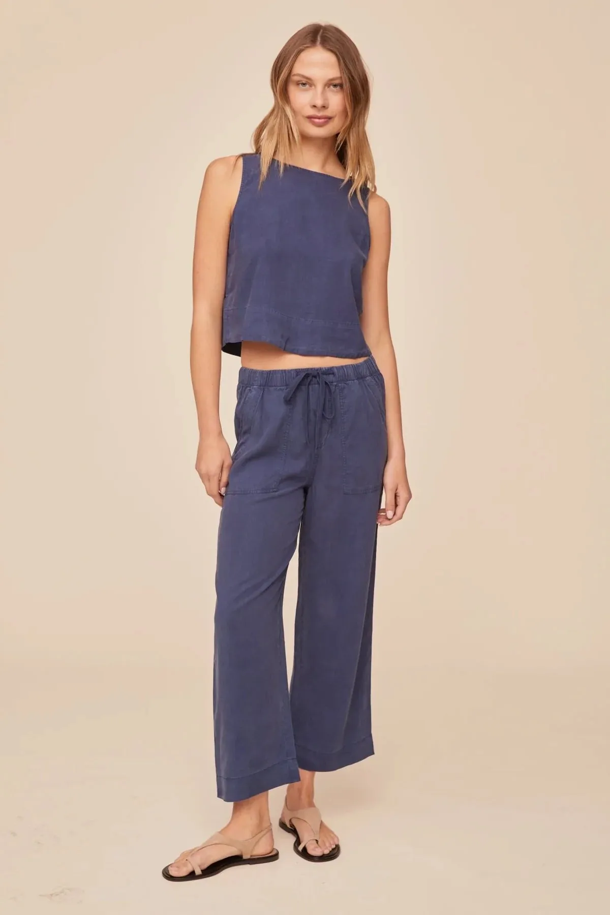 Easy Pocket Wide Leg Crop sold by Hills Dry Goods product image thumbnail 2
