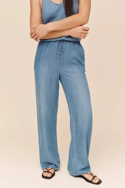 Wide Leg Drawstring Pant sold by Hills Dry Goods