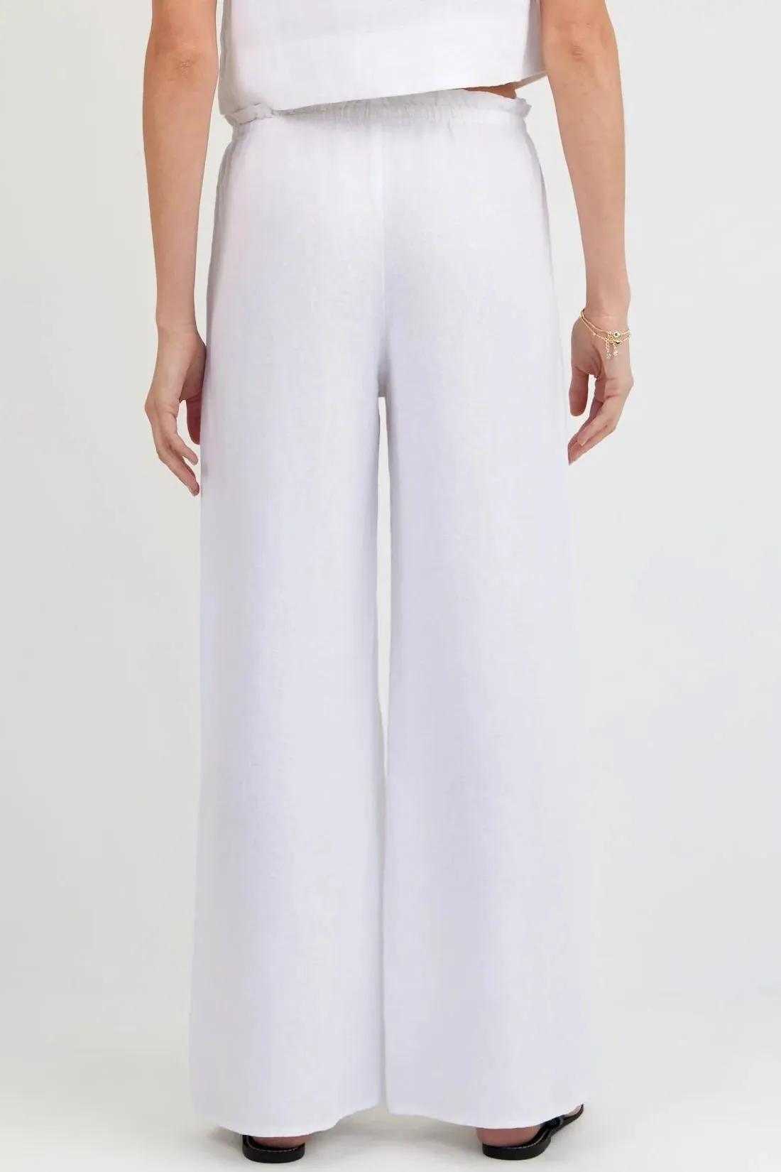 Ruffle Waist Wide Leg Pant sold by Hills Dry Goods product image thumbnail 4