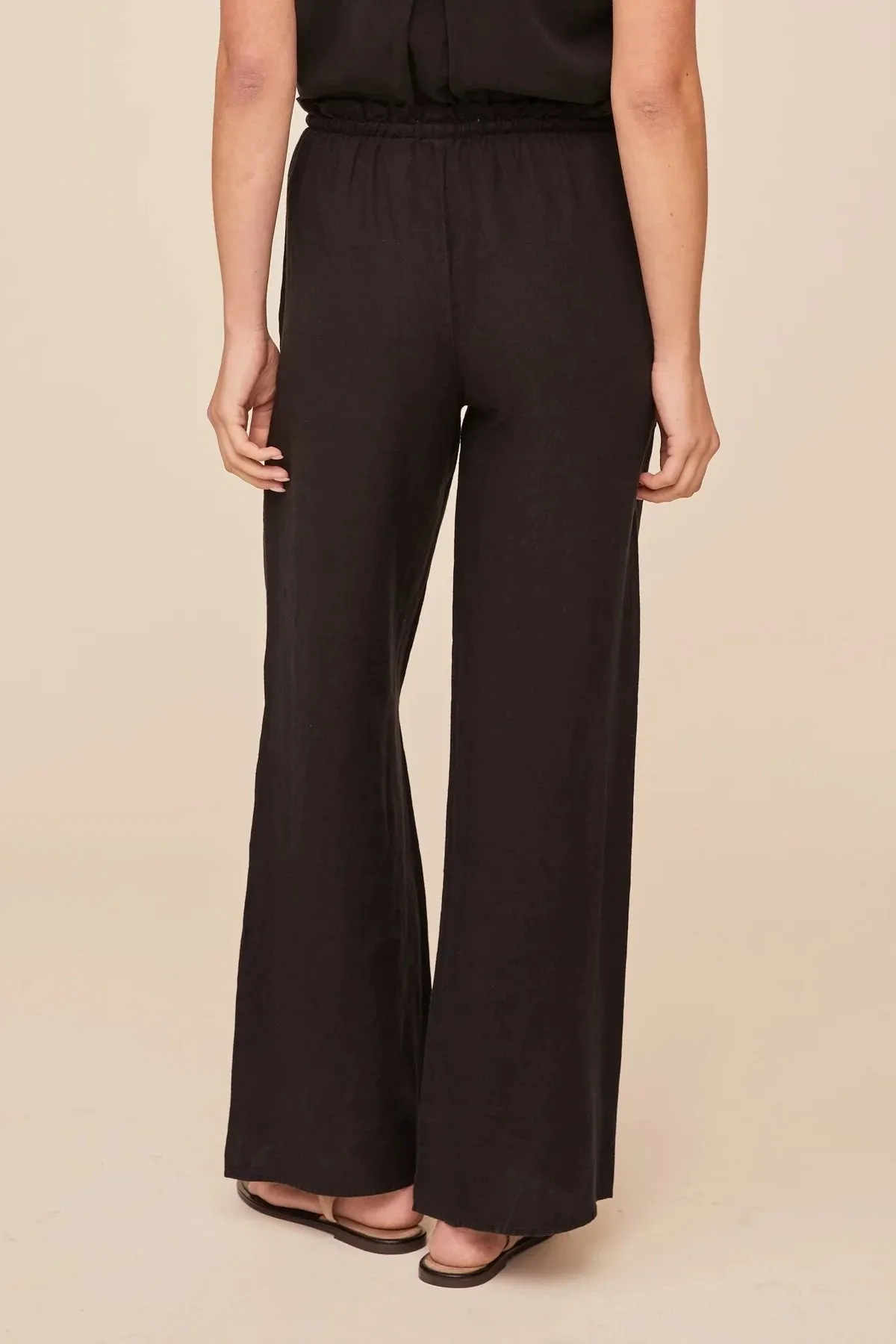 Ruffle Waist Wide Leg Pant sold by Hills Dry Goods product image thumbnail 4