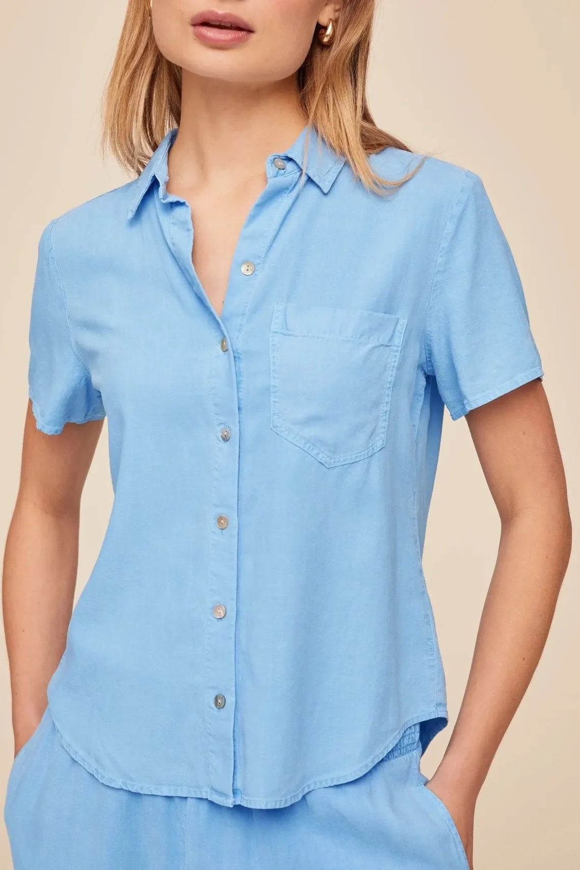 Short Sleeve Pocket Button Down Shirt sold by Hills Dry Goods product image thumbnail 4