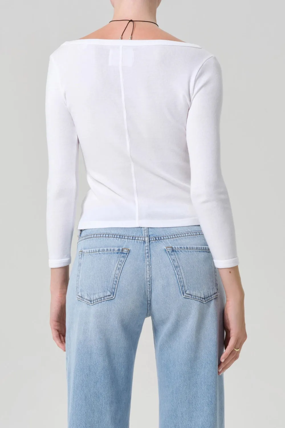 Boat Neck Slim Tee sold by Hills Dry Goods product image thumbnail 3