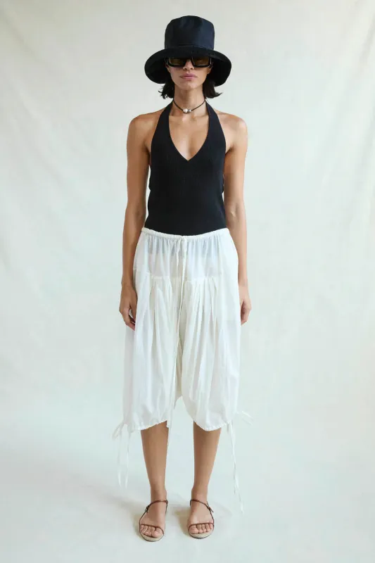Million Pleats Fisherman Shorts made by Chan Luu