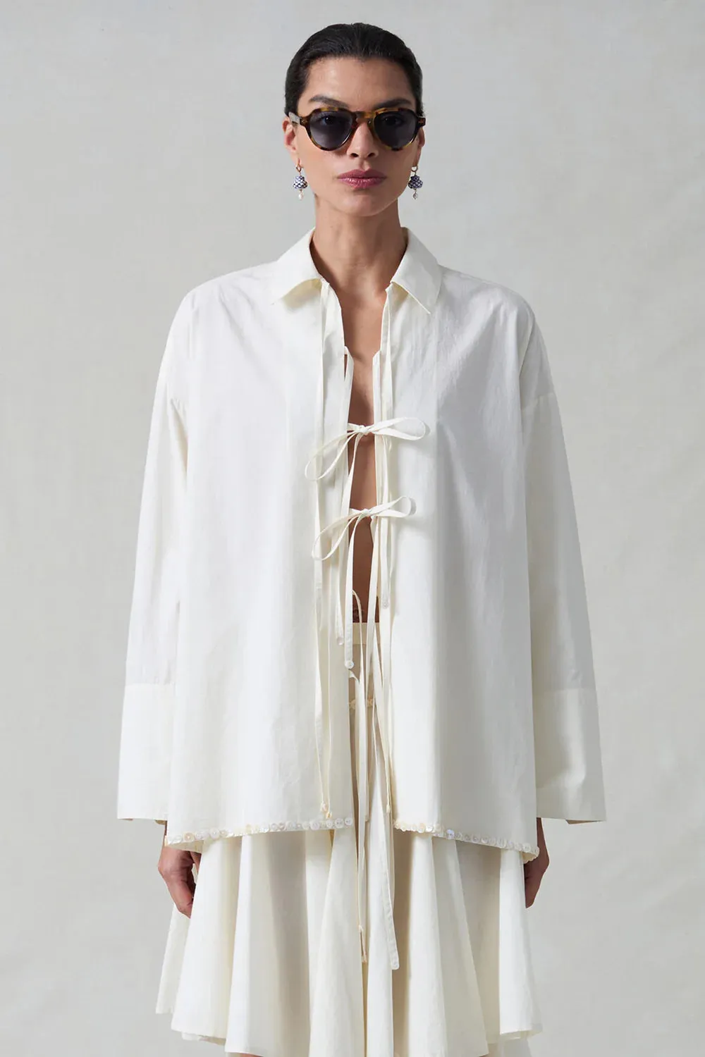 Shoelace Shirt sold by Hills Dry Goods