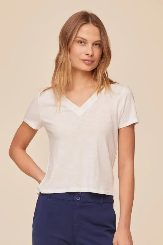 V Neck Tee made by Bella Dahl
