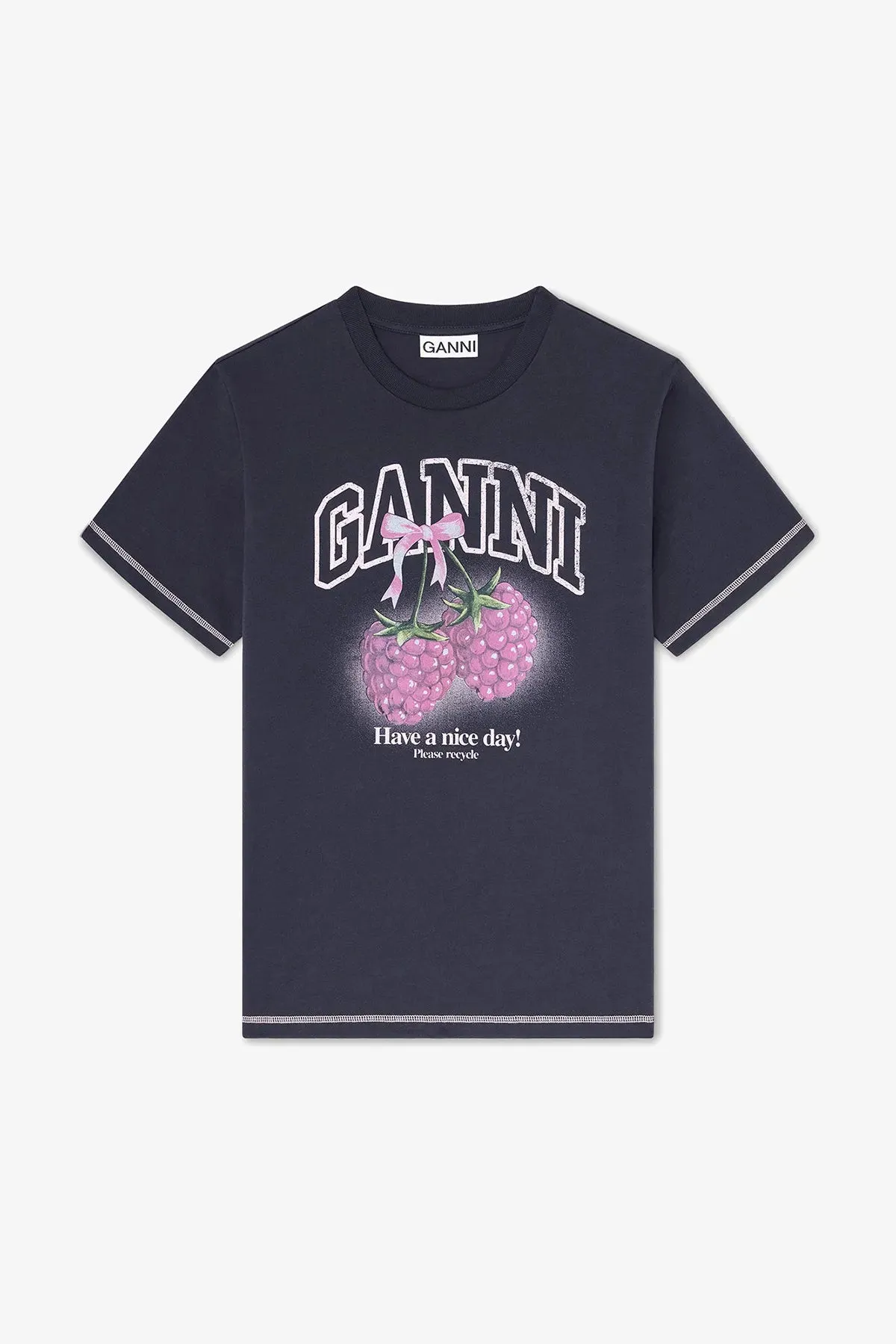T-shirt with Raspberries sold by Hills Dry Goods product image thumbnail 4