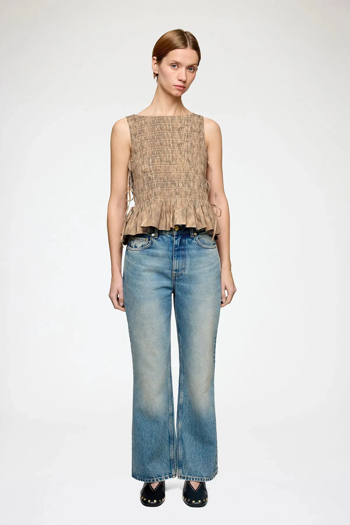 Smock Top in Printed Stretch sold by Hills Dry Goods product image thumbnail 2