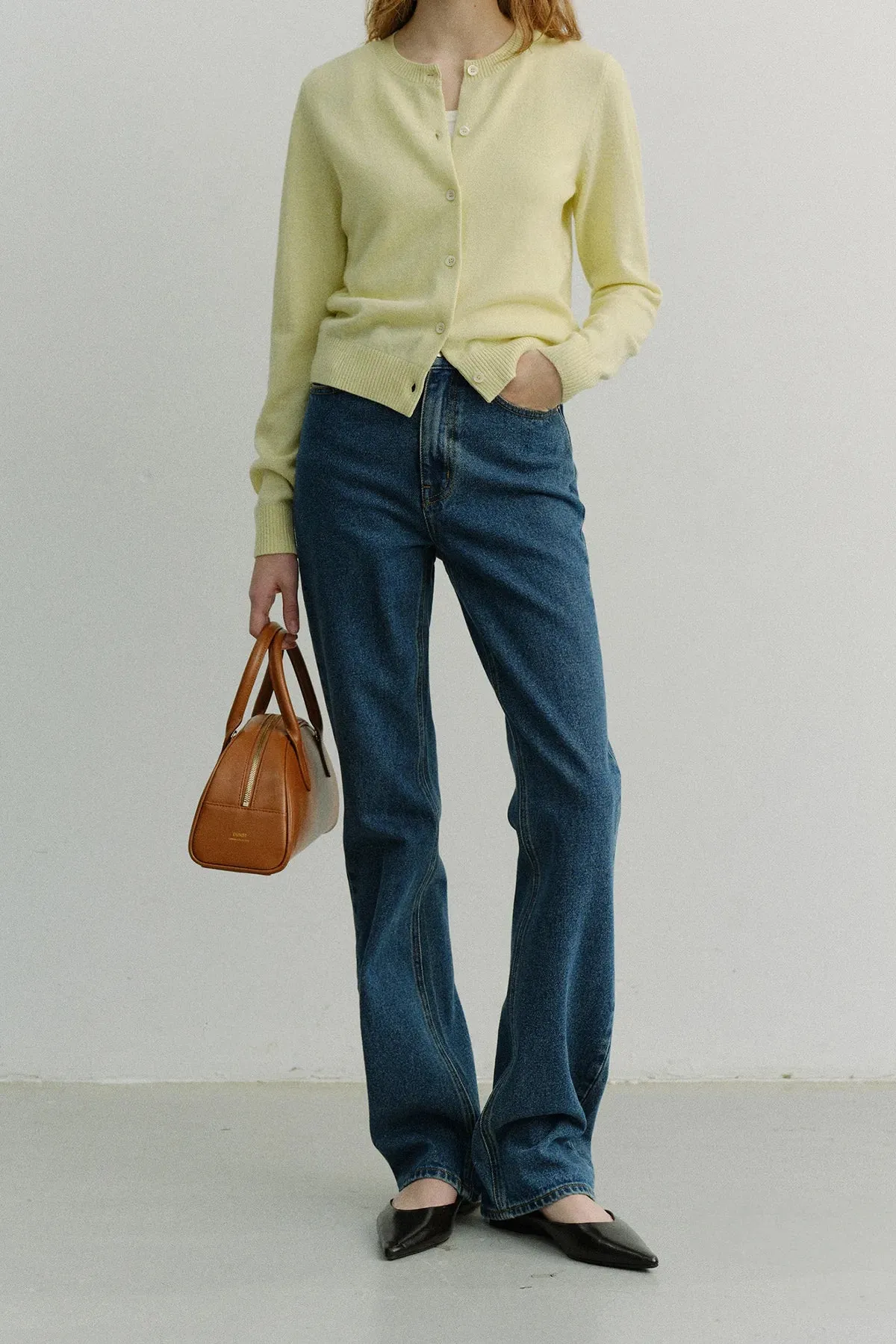 Essential Crewneck Knit Cardigan sold by Hills Dry Goods product image thumbnail 2