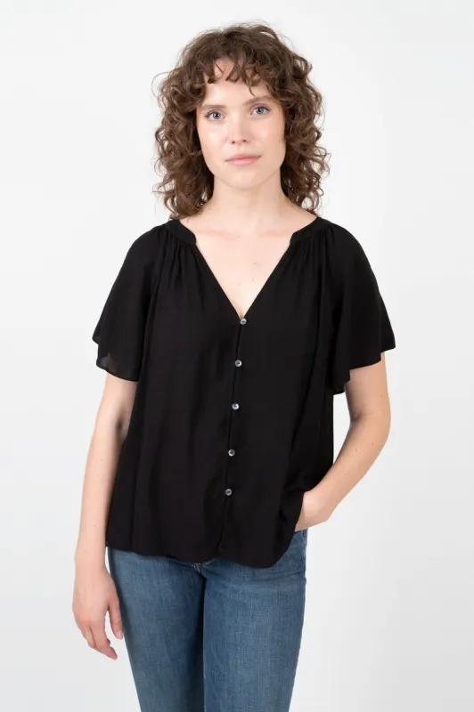 Harley Rayon Challis Top sold by Hills Dry Goods