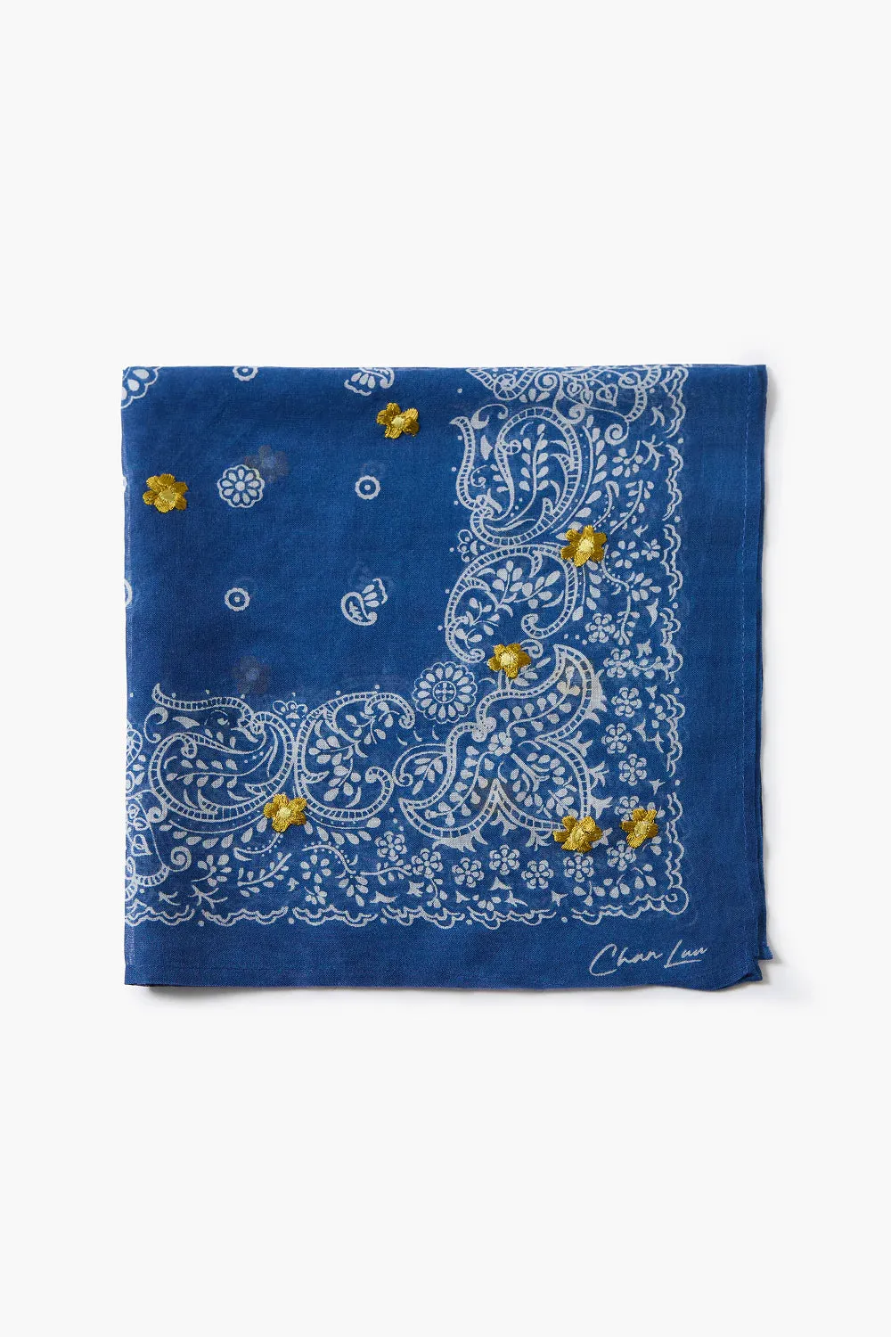 Daisy Embroidered Bandana sold by Hills Dry Goods product image thumbnail 2