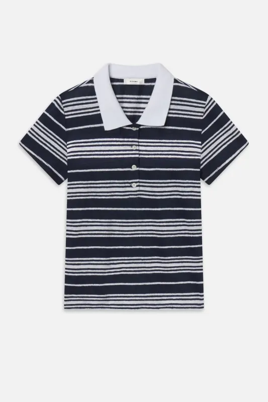 The Striped Polo made by Frame Denim