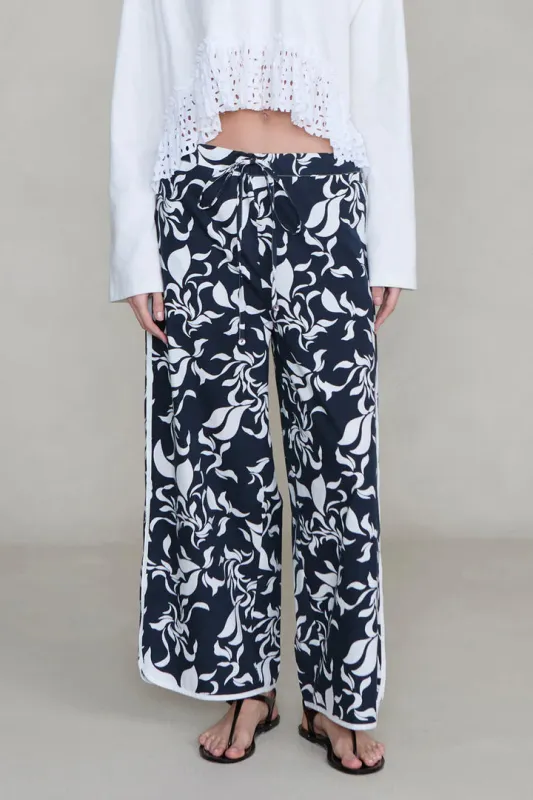 Poplin Track Pant Kona Print made by Chan Luu