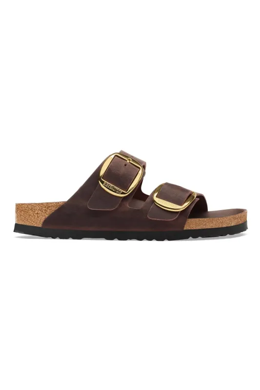 Arizona Big Buckle Natural Leather Oiled made by Birkenstock
