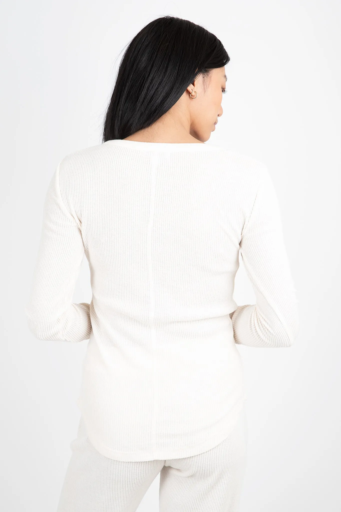Textured Essentials Long Sleeve Top sold by Hills Dry Goods product image thumbnail 2