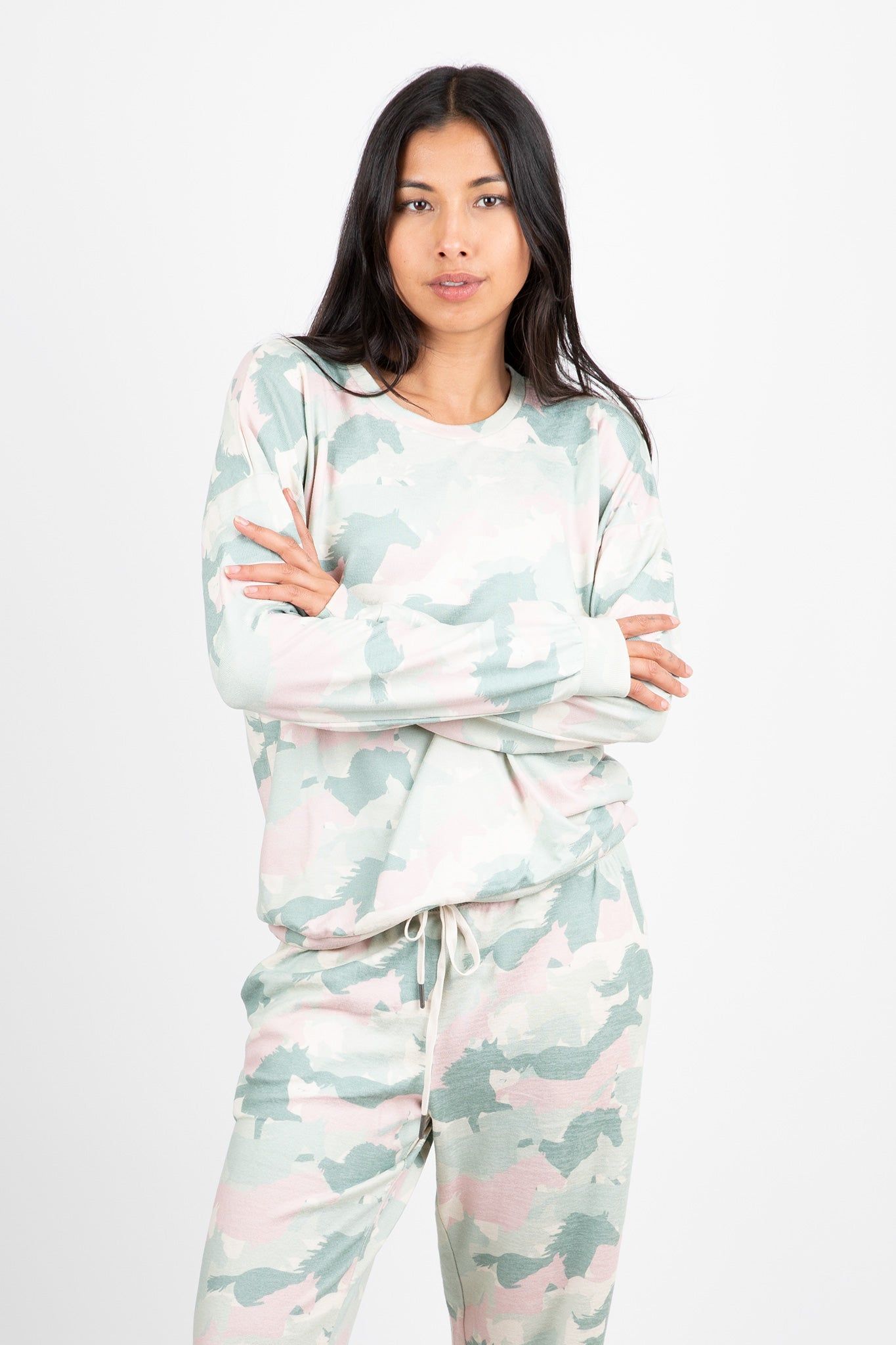 Country Camo Long Sleeve Top sold by Hills Dry Goods