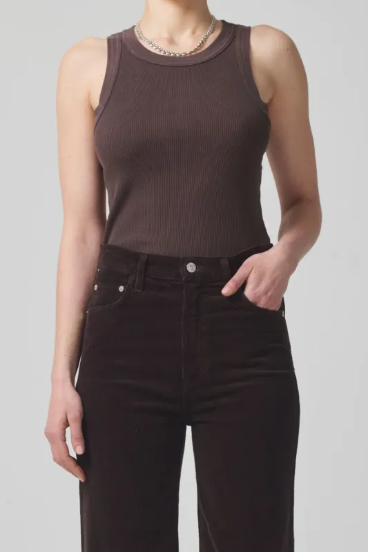 Isabel Rib Tank sold by Hills Dry Goods