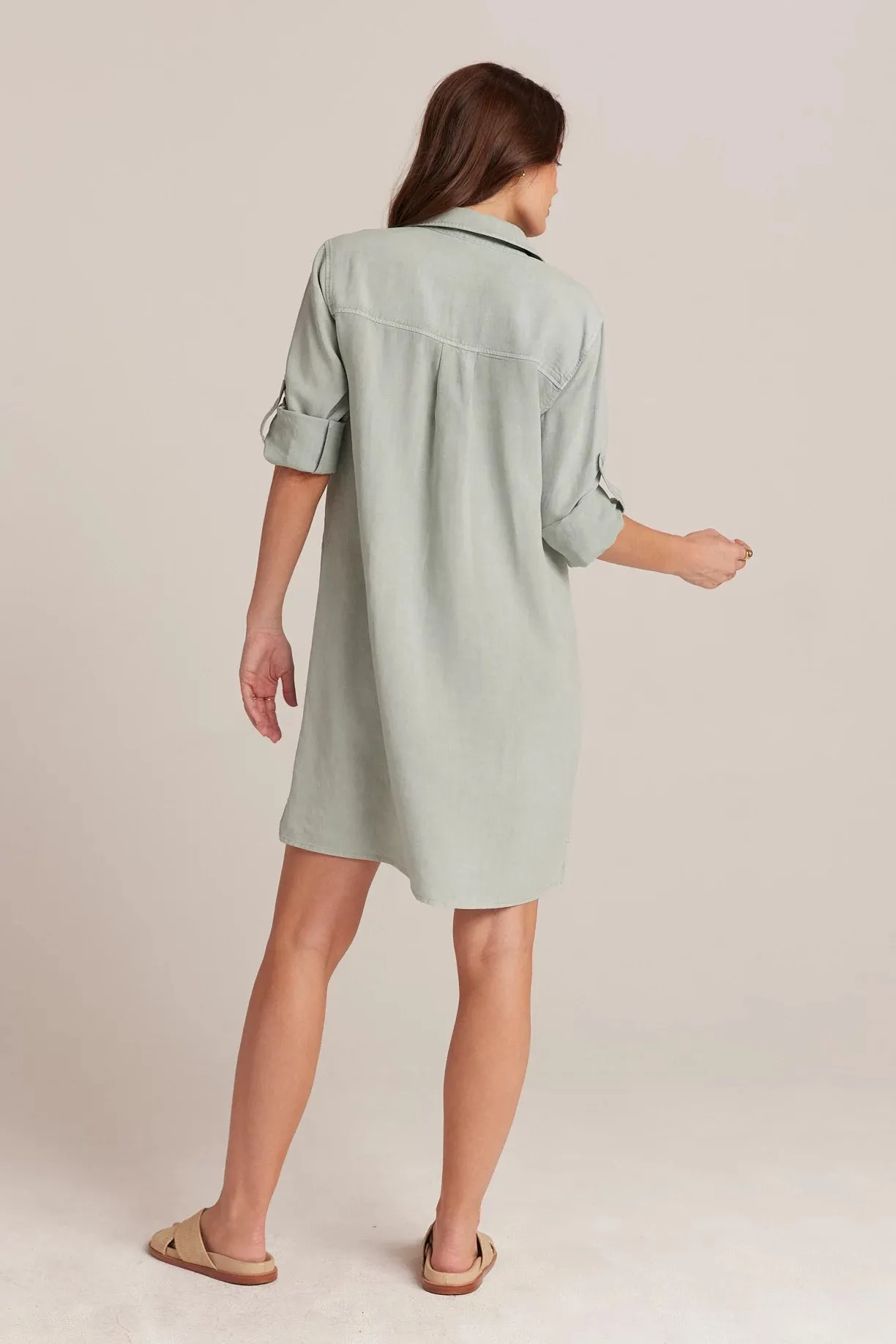 Long Sleeve A-Line Shirt Dress sold by Hills Dry Goods product image thumbnail 2