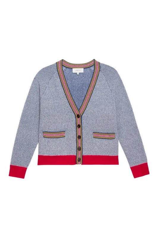 The Varsity Cardigan sold by Hills Dry Goods