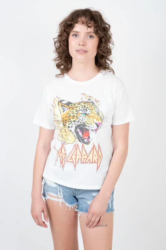 Def Leppard TNT Pyromania '83 Ringer Tee made by Daydreamer