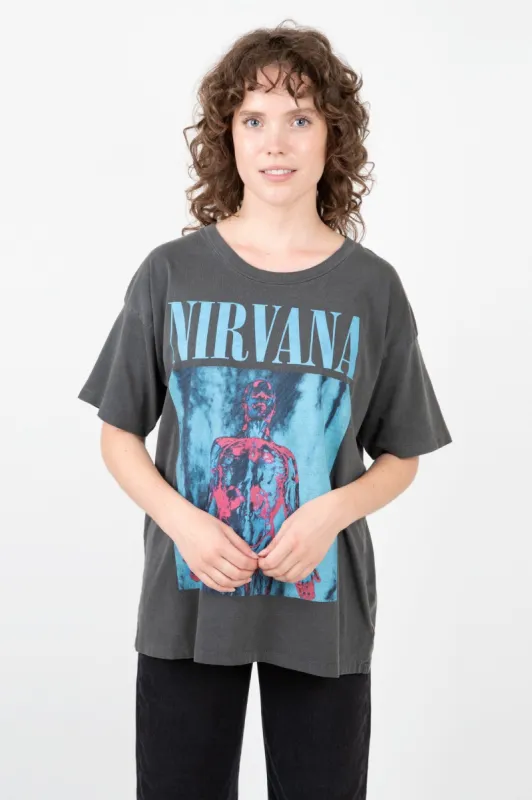 Nirvana Sliver Cover Merch Tee sold by Hills Dry Goods