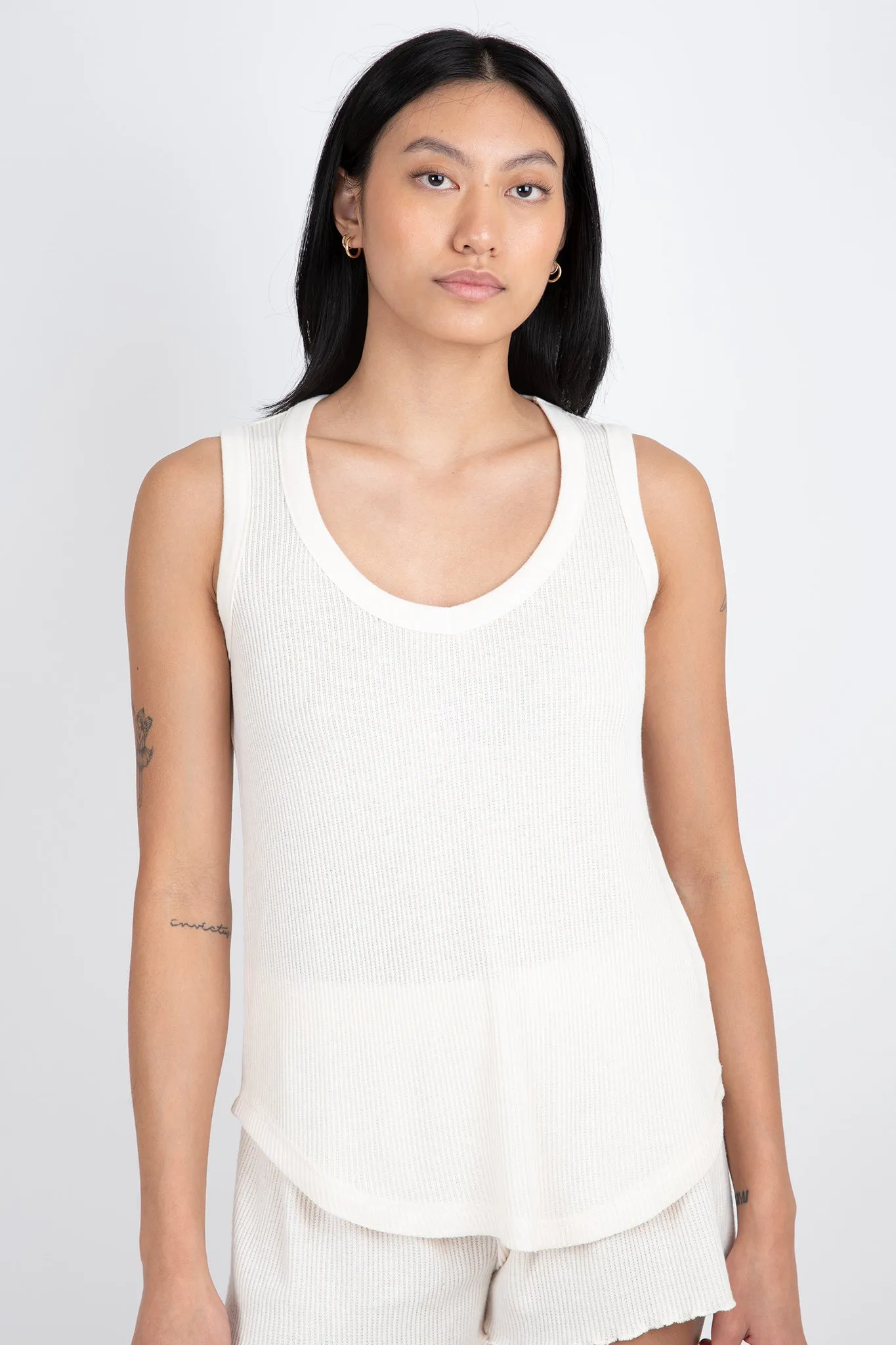 Textured Essentials Tank sold by Hills Dry Goods