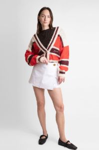 White Denim Mini Skirt sold by Hills Dry Goods