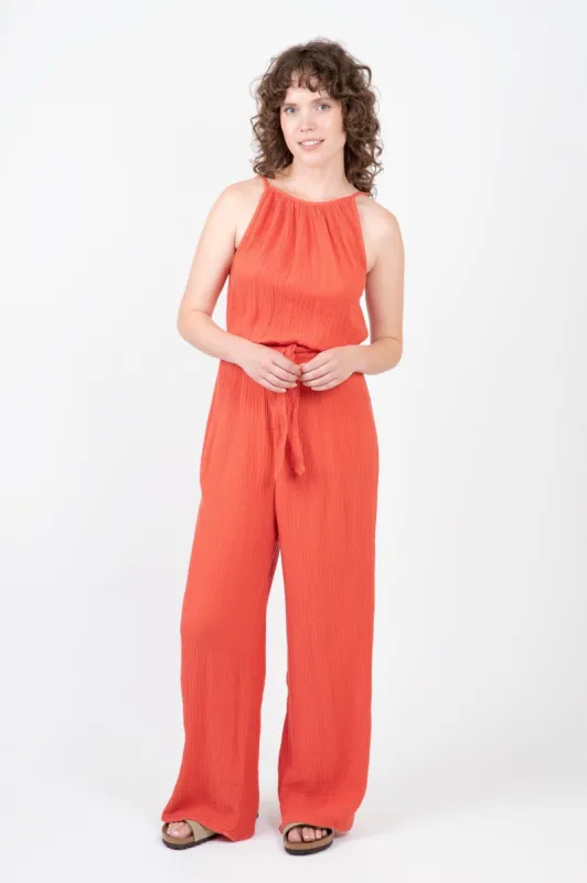 Smocked Back Cami Jumpsuit sold by Hills Dry Goods