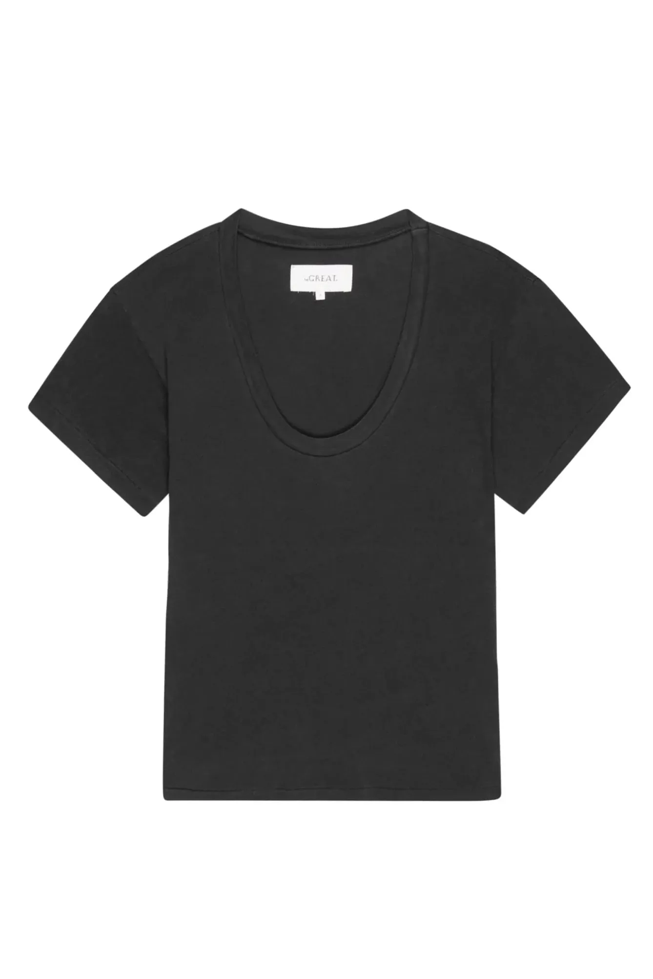 The Slim U-Neck Tee sold by Hills Dry Goods