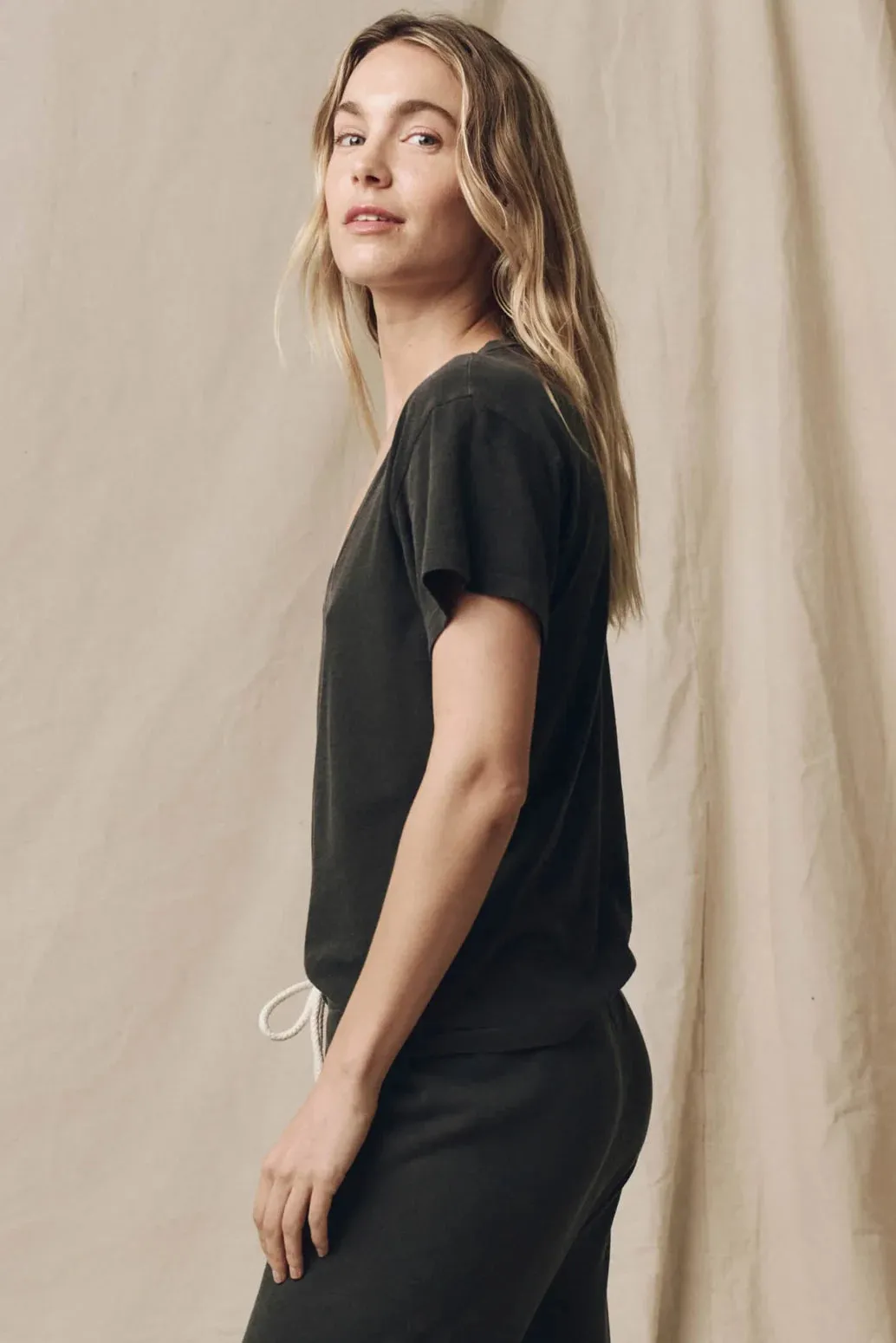 The Slim U-Neck Tee sold by Hills Dry Goods product image thumbnail 4