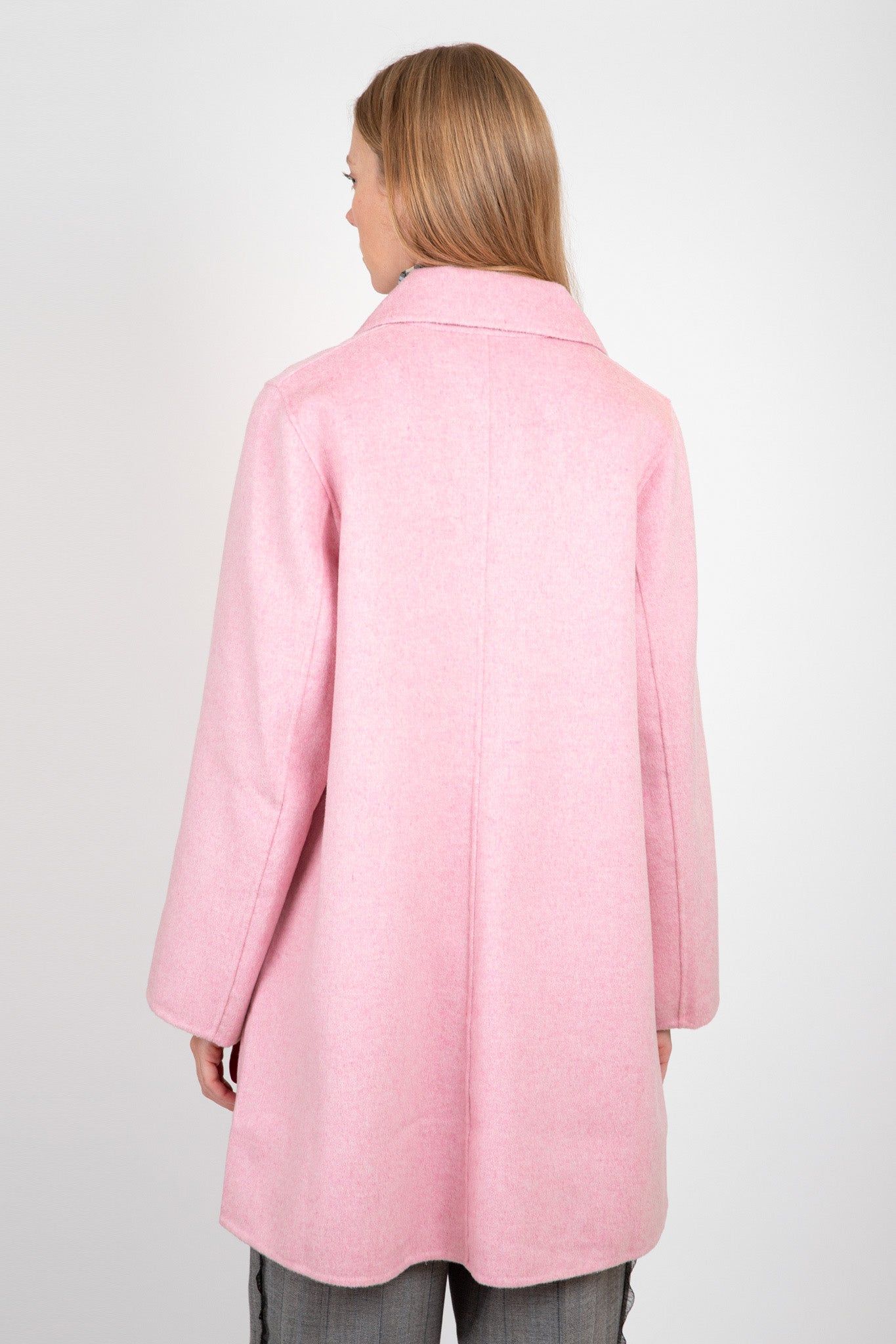Pink Wool Midi Jacket sold by Hills Dry Goods product image thumbnail 5