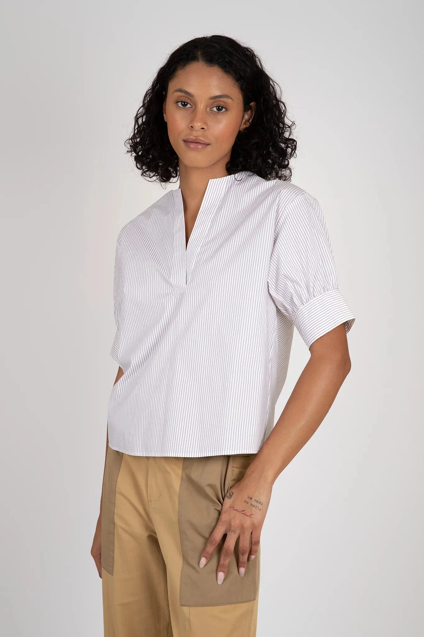 V Neck Popover Top sold by Hills Dry Goods product image thumbnail 2