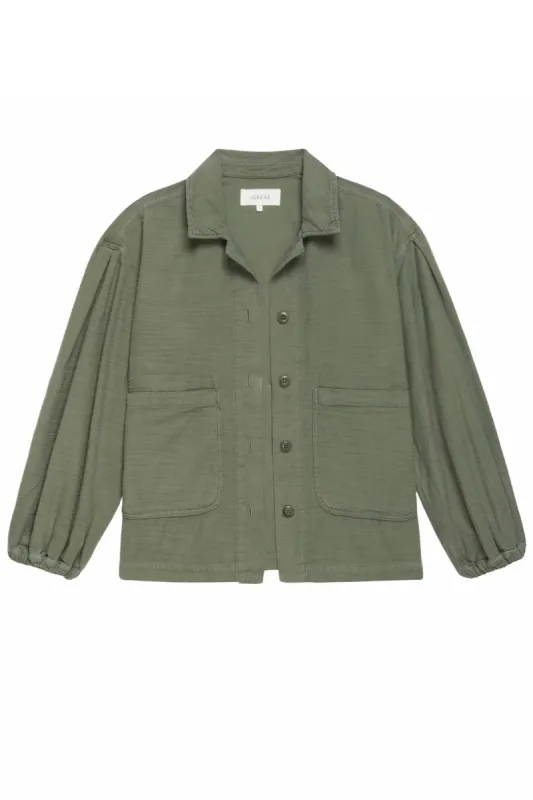 The Blouson Sleeve Chore Jacket sold by Hills Dry Goods