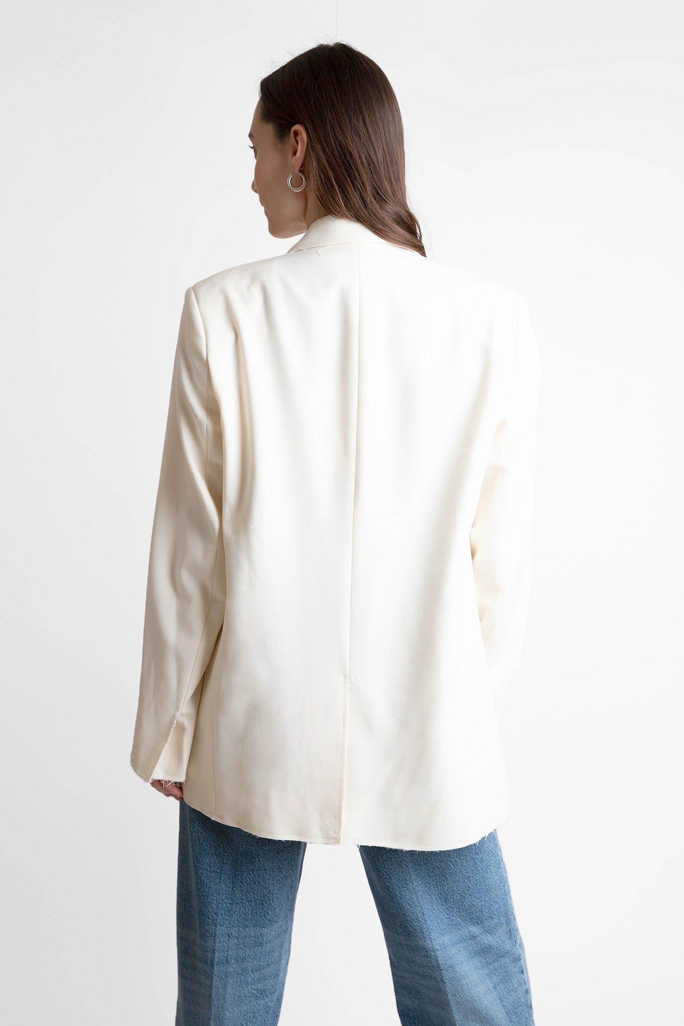 Oversized Raw Edge Blazer sold by Hills Dry Goods product image thumbnail 4