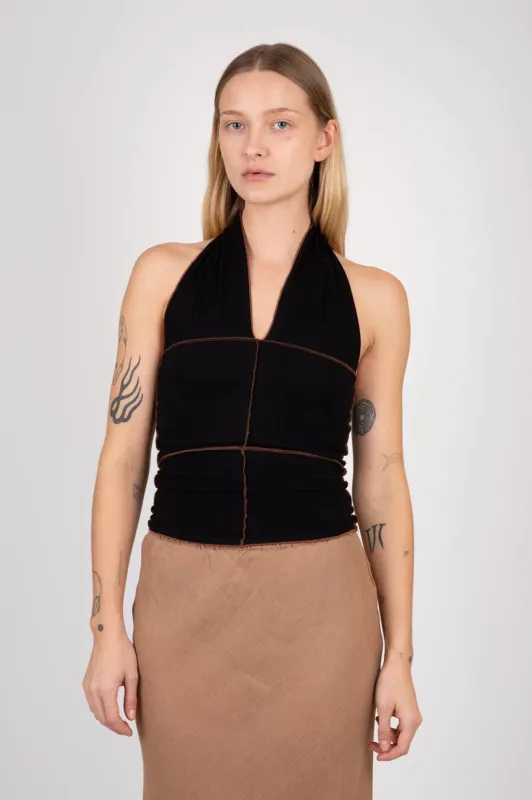 Cinder Halter Top sold by Hills Dry Goods
