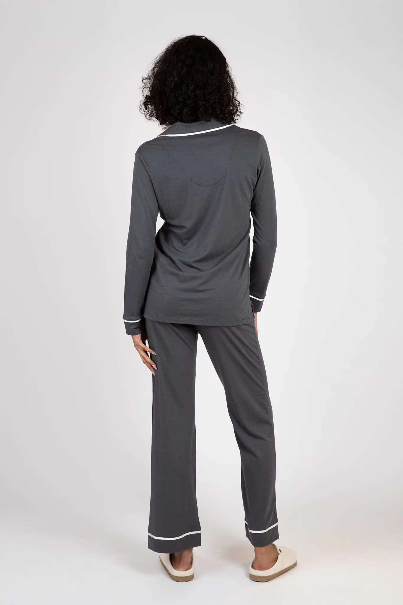 Bella Long Sleeve Top & Pant Pajama Set sold by Hills Dry Goods product image thumbnail 3