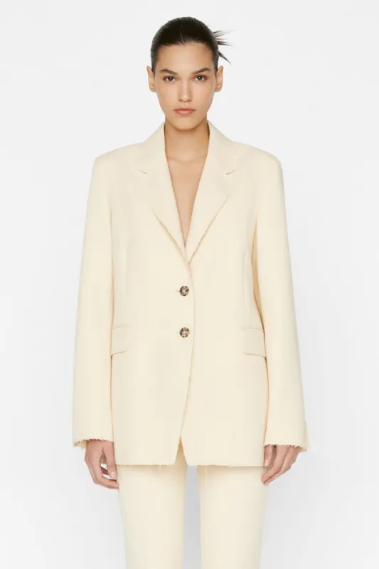 Oversized Raw Edge Blazer sold by Hills Dry Goods