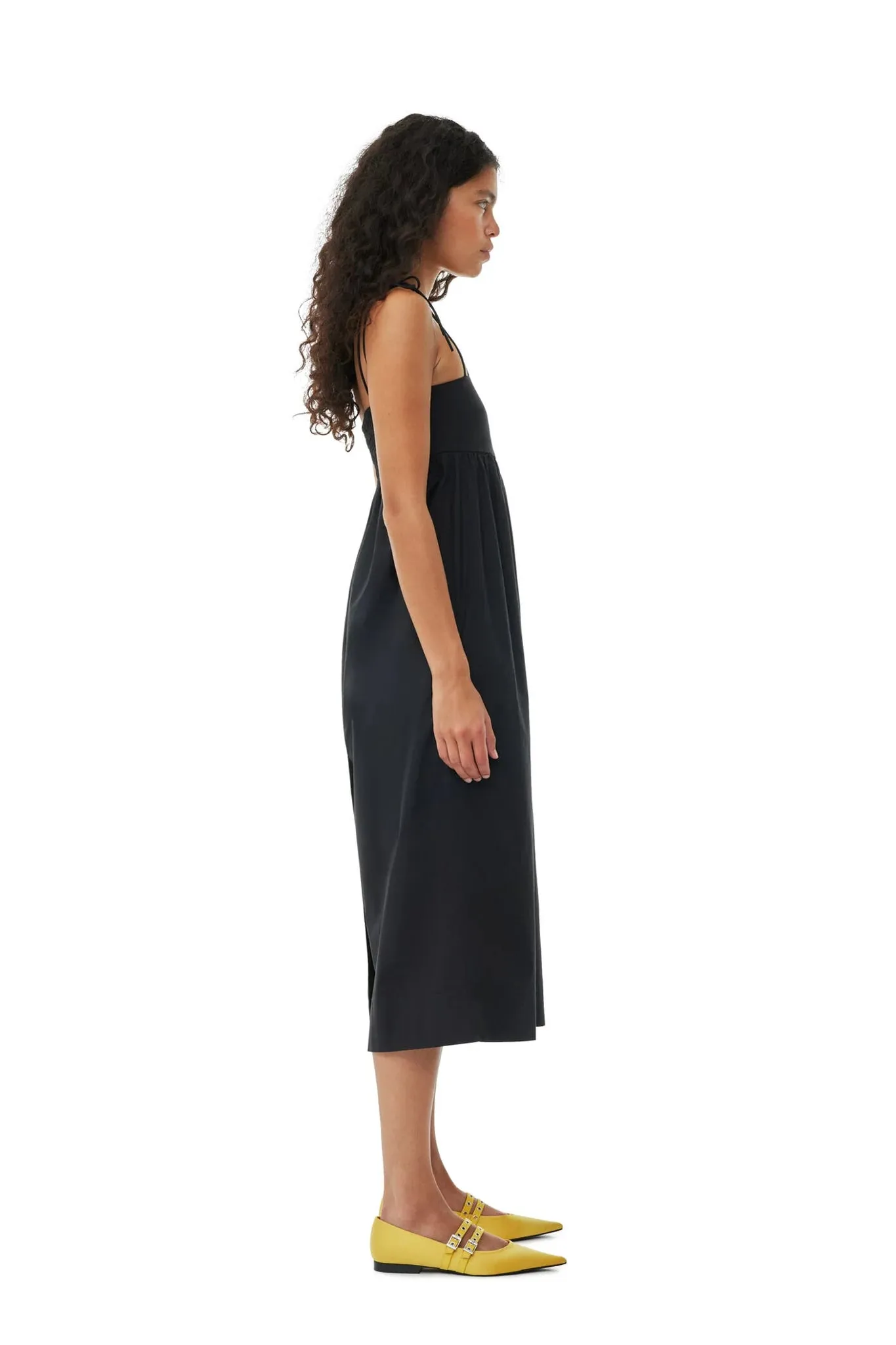 Cotton Poplin String Midi Dress sold by Hills Dry Goods product image thumbnail 2