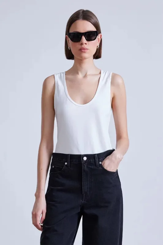 Uri Low-Cut Tank sold by Hills Dry Goods